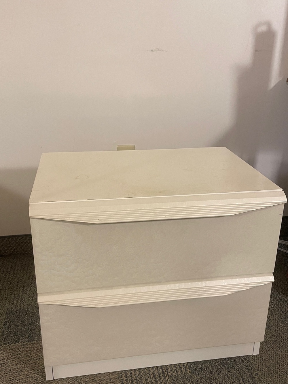 Cream Two-Drawer Storage Chest - Picture 3 of 3